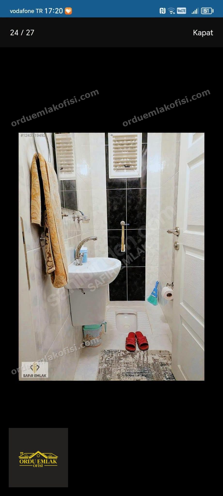 Karşıyaka mah.  KİRALIK DAİRE